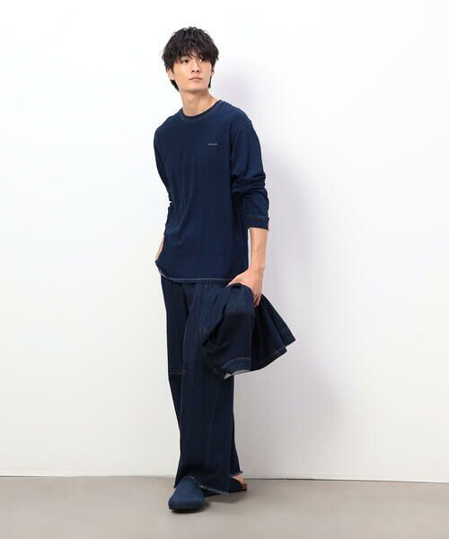COMME CA ISM / コムサイズム カットソー | スラブ天竺ロングＴシャツ | 詳細10