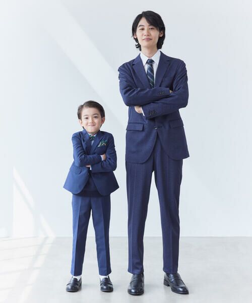 COMME CA ISM / コムサイズム セットアップ | マイクロチェック スーツ (110-130cm) | 詳細4