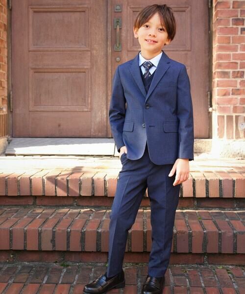 COMME CA ISM / コムサイズム セットアップ | マイクロチェック スーツ (110-130cm) | 詳細5