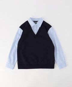 COMME CA ISM / コムサイズム シャツ・ブラウス | フェイクレイヤードシャツ (100-130cm)