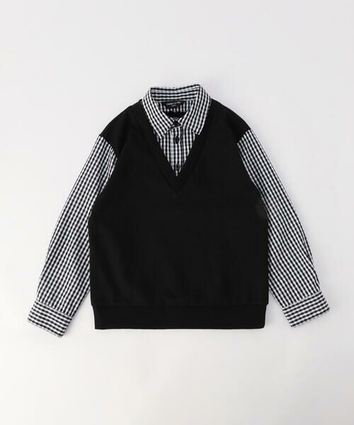 COMME CA ISM / コムサイズム シャツ・ブラウス | フェイクレイヤードシャツ (100-130cm) | 詳細2