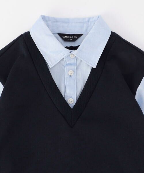 COMME CA ISM / コムサイズム シャツ・ブラウス | フェイクレイヤードシャツ (100-130cm) | 詳細5