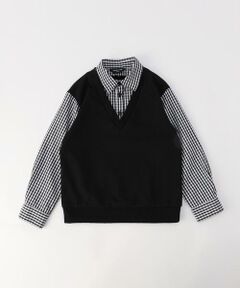 COMME CA ISM / コムサイズム シャツ・ブラウス | フェイクレイヤードシャツ (140-160cm)