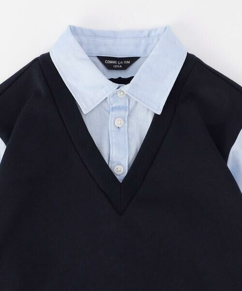 COMME CA ISM / コムサイズム シャツ・ブラウス | フェイクレイヤードシャツ (140-160cm) | 詳細4