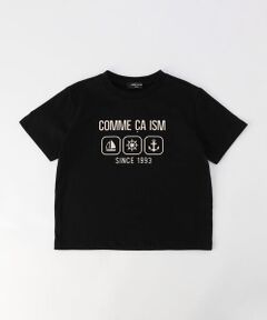 COMME CA ISM / コムサイズム Tシャツ | エンボス プリント Tシャツ