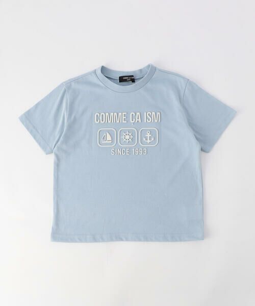 COMME CA ISM / コムサイズム Tシャツ | エンボス プリント Tシャツ | 詳細8