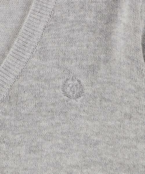 COMME CA ISM / コムサイズム カーディガン・ボレロ | ベーシック ニット カーディガン (140-160cm) | 詳細1