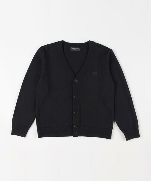 COMME CA ISM/コムサイズム ベーシック ニット カーディガン (140-160cm) ブラック 160cm COMME CA ISM/コムサイズム ベーシック ニット カーディガン (140-160cm) ブラック 160cm