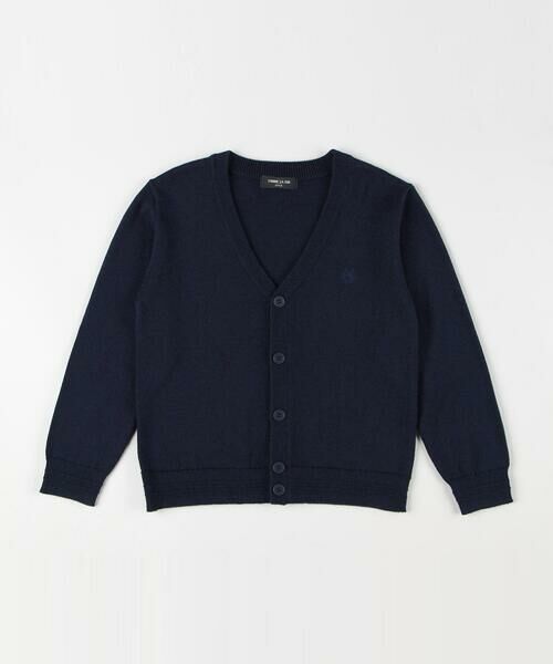 COMME CA ISM/コムサイズム ベーシック ニット カーディガン (140-160cm) ネイビー 140cm COMME CA ISM/コムサイズム ベーシック ニット カーディガン (140-160cm) ネイビー 140cm