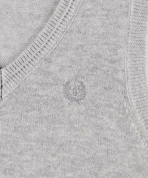COMME CA ISM / コムサイズム ベスト | ベーシック ニット ベスト (140-160cm) | 詳細1