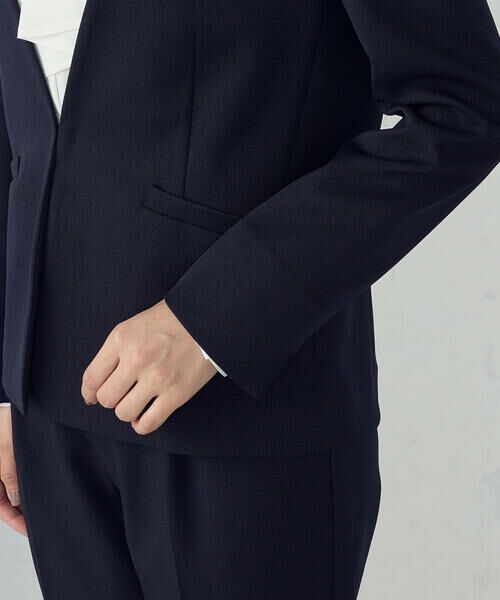 COMME CA ISM / コムサイズム ノーカラージャケット | 【セットアップ対応】杢調ノーカラージャケット | 詳細12