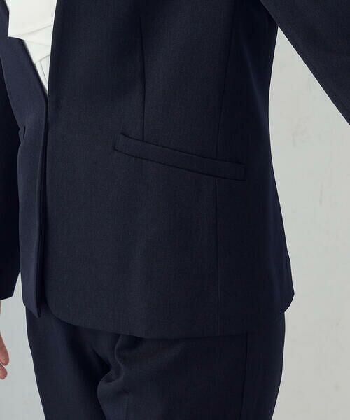 COMME CA ISM / コムサイズム ノーカラージャケット | 【セットアップ対応】杢調ノーカラージャケット | 詳細13