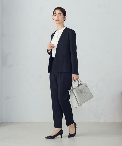 COMME CA ISM / コムサイズム ノーカラージャケット | 【セットアップ対応】杢調ノーカラージャケット | 詳細3