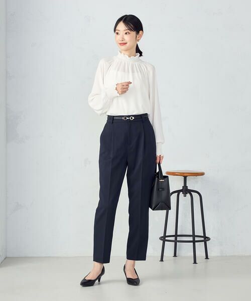 COMME CA ISM / コムサイズム その他パンツ | 【セットアップ対応】杢調テーパードパンツ | 詳細1