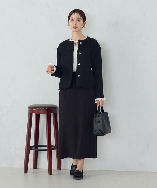 COMME CA ISM / コムサイズム ノーカラージャケット | ファンシーツイード　ノーカラージャケット | 詳細21