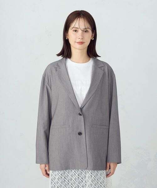 COMME CA ISM / コムサイズム テーラードジャケット | オーバーサイズ　リラックス　ジャケット | 詳細8