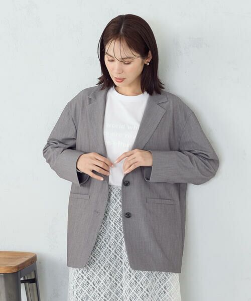 COMME CA ISM / コムサイズム テーラードジャケット | オーバーサイズ　リラックス　ジャケット | 詳細5