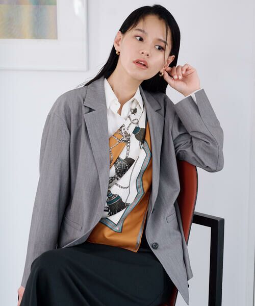 COMME CA ISM / コムサイズム テーラードジャケット | オーバーサイズ　リラックス　ジャケット | 詳細6