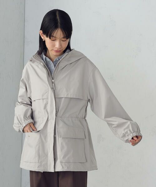 COMME CA ISM/コムサイズム ３ＷＡＹ マウンテンパーカ グレージュ L