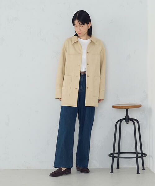 COMME CA ISM / コムサイズム その他アウター | スエード調　シャツジャケット | 詳細3