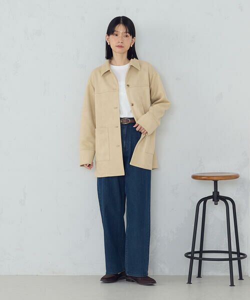 COMME CA ISM / コムサイズム その他アウター | スエード調　シャツジャケット | 詳細4