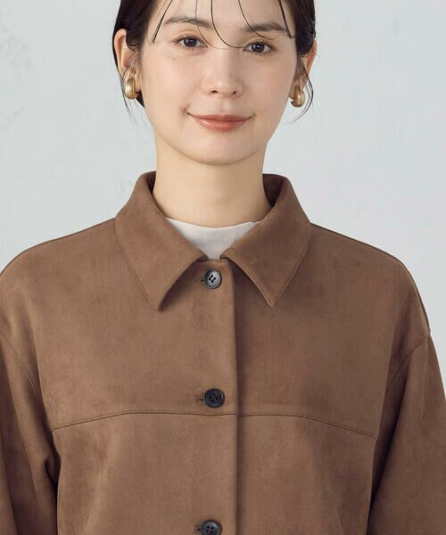 COMME CA ISM / コムサイズム その他アウター | スエード調　シャツジャケット | 詳細19