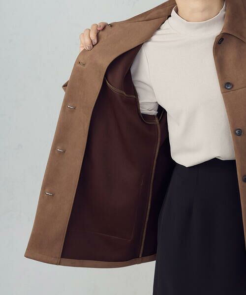 COMME CA ISM / コムサイズム その他アウター | スエード調　シャツジャケット | 詳細22