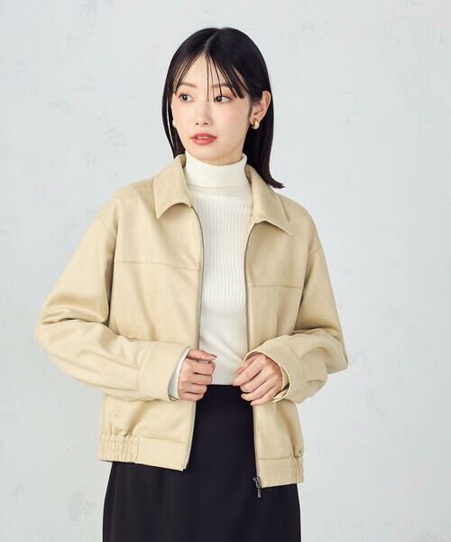 COMME CA ISM / コムサイズム ブルゾン | スエード調　ブルゾン | 詳細9
