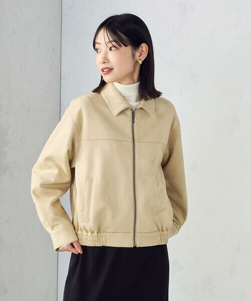 COMME CA ISM / コムサイズム ブルゾン | スエード調　ブルゾン | 詳細12