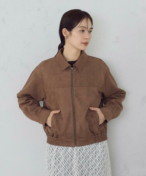COMME CA ISM / コムサイズム ブルゾン | スエード調　ブルゾン | 詳細18