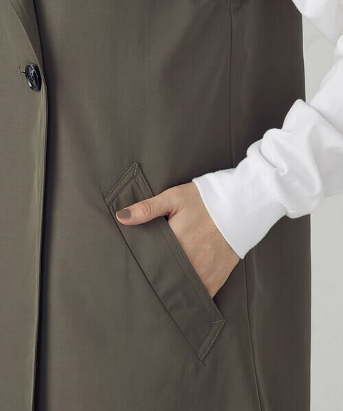 COMME CA ISM / コムサイズム ベスト | 【セットアップ対応】ポリエステルツイル　ロングジレ | 詳細19