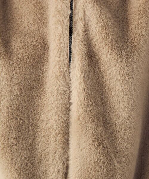 COMME CA ISM / コムサイズム ベスト | ラビット調　ファーフーデッドジレ | 詳細12