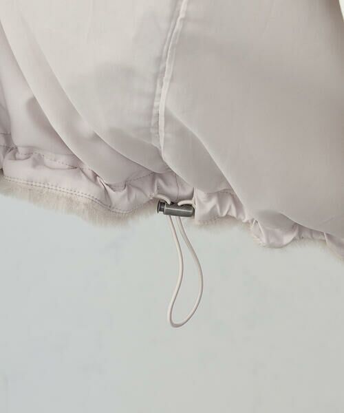 COMME CA ISM / コムサイズム ベスト | ラビット調　ファーフーデッドジレ | 詳細28