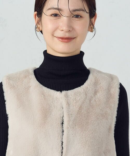 COMME CA ISM / コムサイズム ベスト | ラビット調　ファージレ | 詳細16