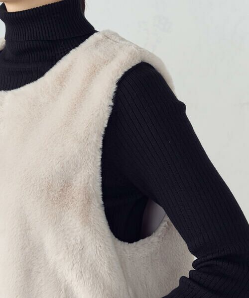 COMME CA ISM / コムサイズム ベスト | ラビット調　ファージレ | 詳細17