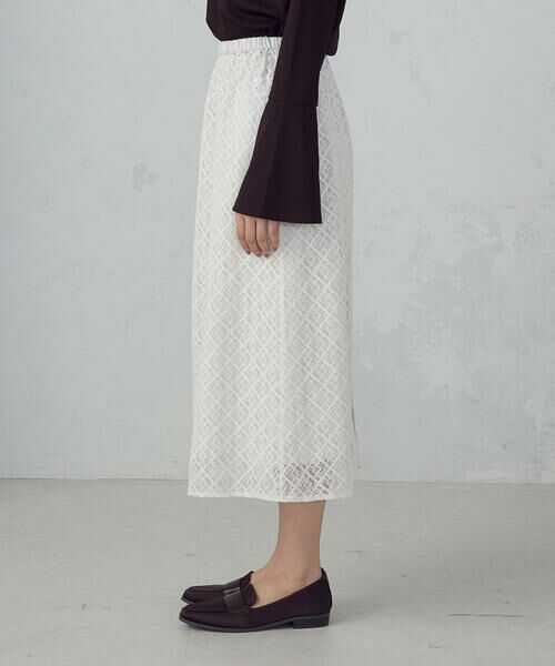 COMME CA ISM / コムサイズム ロング・マキシ丈スカート | 2WAY Iラインレーススカート | 詳細7