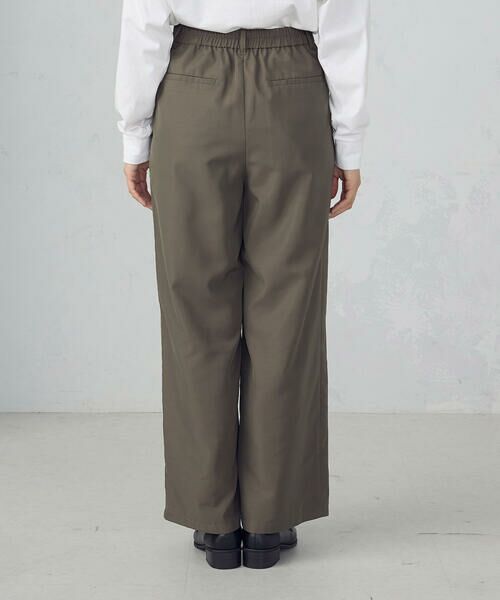 COMME CA ISM / コムサイズム その他パンツ | 【セットアップ対応】ポリエステルツイル　ワイドテーパードパンツ | 詳細11