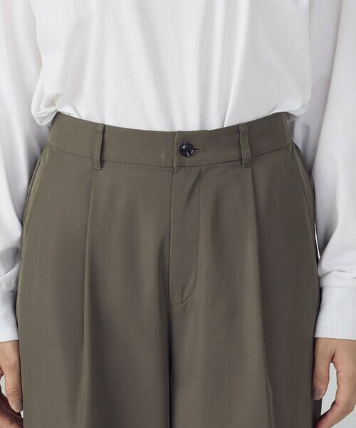 COMME CA ISM / コムサイズム その他パンツ | 【セットアップ対応】ポリエステルツイル　ワイドテーパードパンツ | 詳細12