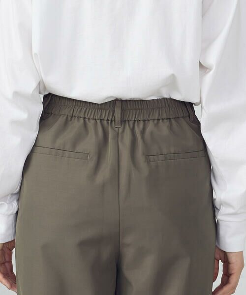 COMME CA ISM / コムサイズム その他パンツ | 【セットアップ対応】ポリエステルツイル　ワイドテーパードパンツ | 詳細13
