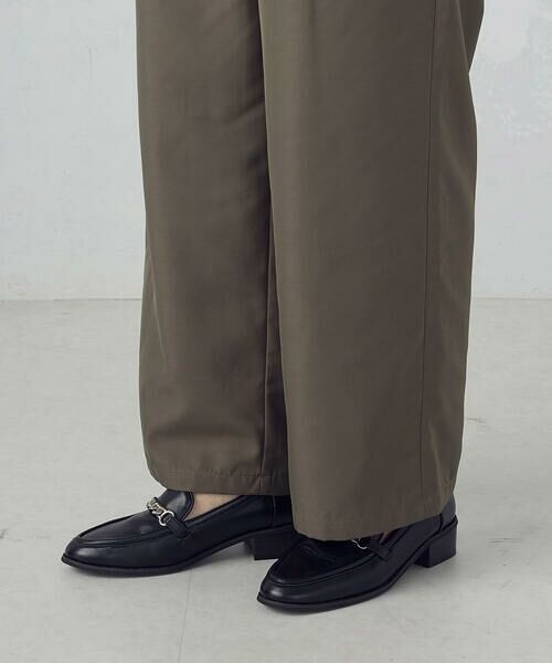 COMME CA ISM / コムサイズム その他パンツ | 【セットアップ対応】ポリエステルツイル　ワイドテーパードパンツ | 詳細15