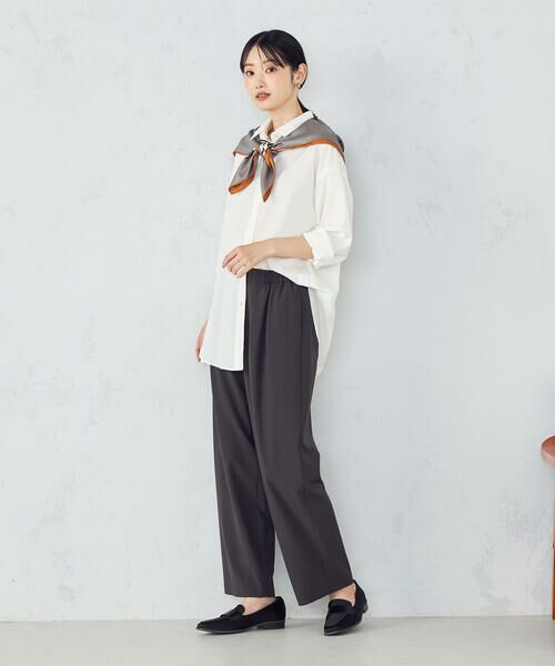COMME CA ISM / コムサイズム その他パンツ | ワイド テーパードシルエットパンツ | 詳細2