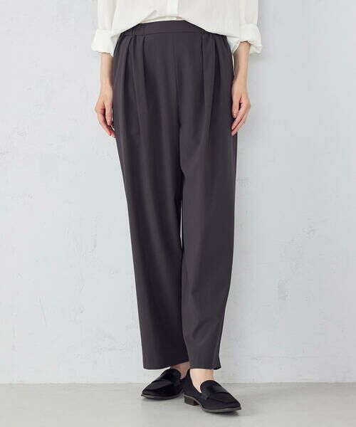 COMME CA ISM / コムサイズム その他パンツ | ワイド テーパードシルエットパンツ | 詳細4