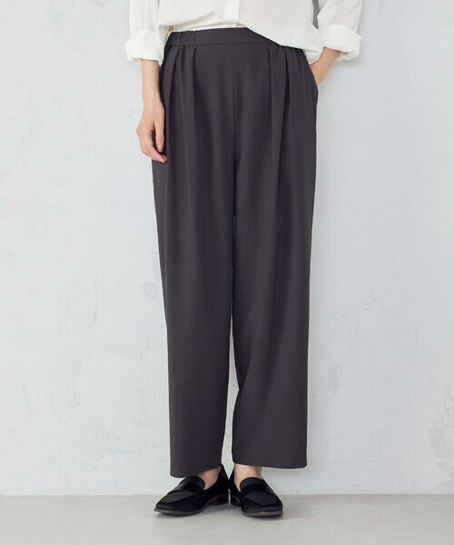 COMME CA ISM / コムサイズム その他パンツ | ワイド テーパードシルエットパンツ | 詳細5