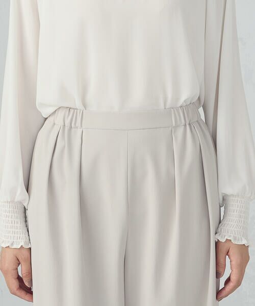 COMME CA ISM / コムサイズム その他パンツ | ワイド テーパードシルエットパンツ | 詳細14