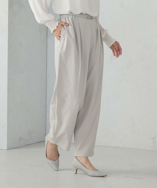 COMME CA ISM / コムサイズム その他パンツ | ワイド テーパードシルエットパンツ | 詳細10