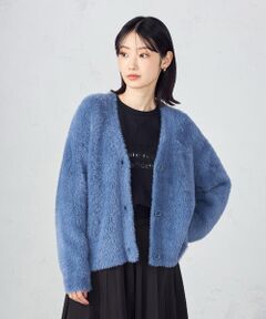 COMME CA ISM / コムサイズム カーディガン・ボレロ | 【ウォッシャブル】シャギーニット　カーディガン