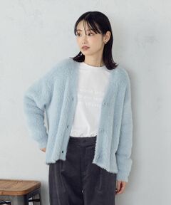 COMME CA ISM / コムサイズム カーディガン・ボレロ | 【ウォッシャブル】シャギーニット　カーディガン