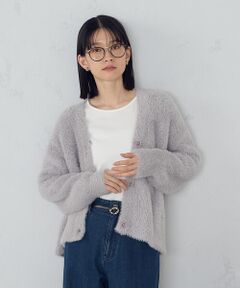 COMME CA ISM / コムサイズム カーディガン・ボレロ | 【ウォッシャブル】シャギーニット　カーディガン