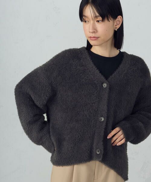COMME CA ISM / コムサイズム カーディガン・ボレロ | 【ウォッシャブル】シャギーニット カーディガン | 詳細13