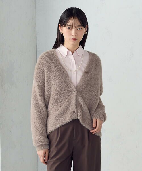 COMME CA ISM / コムサイズム カーディガン・ボレロ | 【ウォッシャブル】シャギーニット　カーディガン | 詳細20